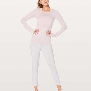 Lululemon long sleeve swiftly-porcelain pink